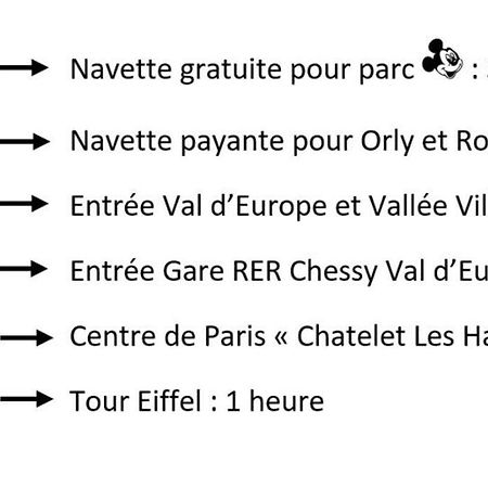 Disneyland Paris, Appartement 70M², Parking Prive Serris Luaran gambar