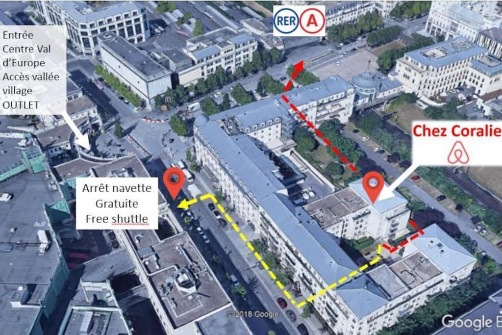 Disneyland Paris, Appartement 70M², Parking Prive Serris Luaran gambar